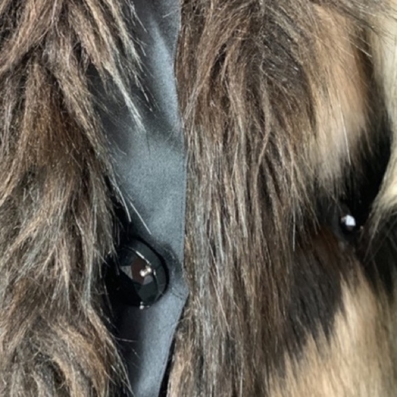 Rare HTF Lanvin X H&M Collaboration Faux Fur Jacket NWOT - Picture 12 of 15